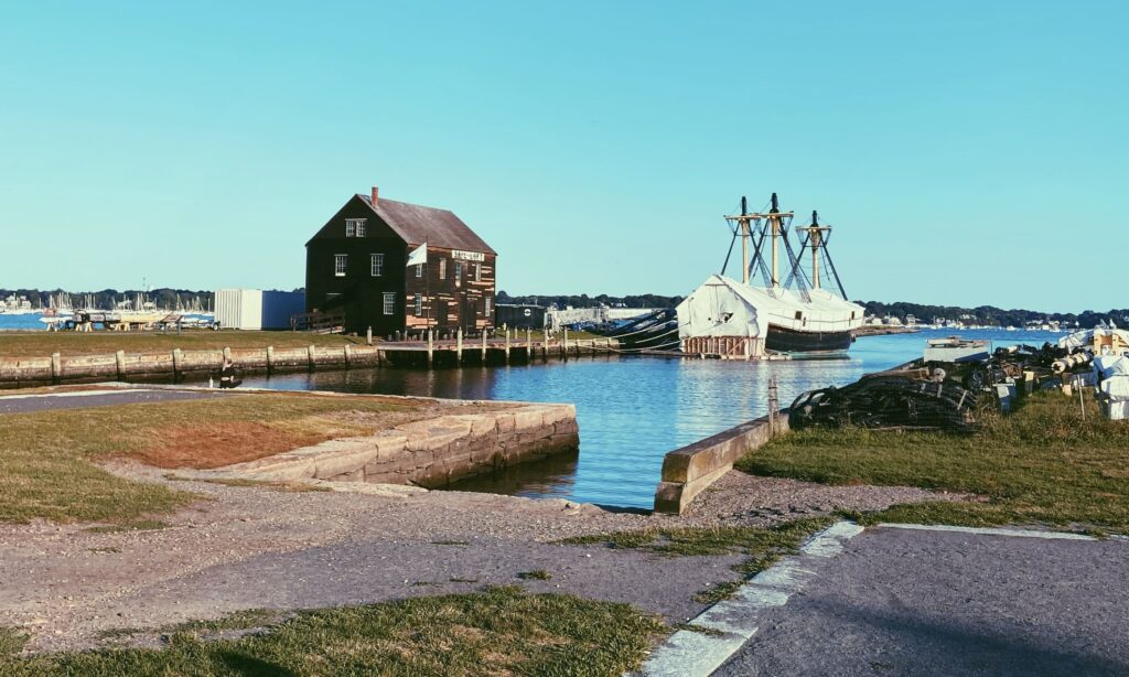 Il porto di Salem in Massachusetts